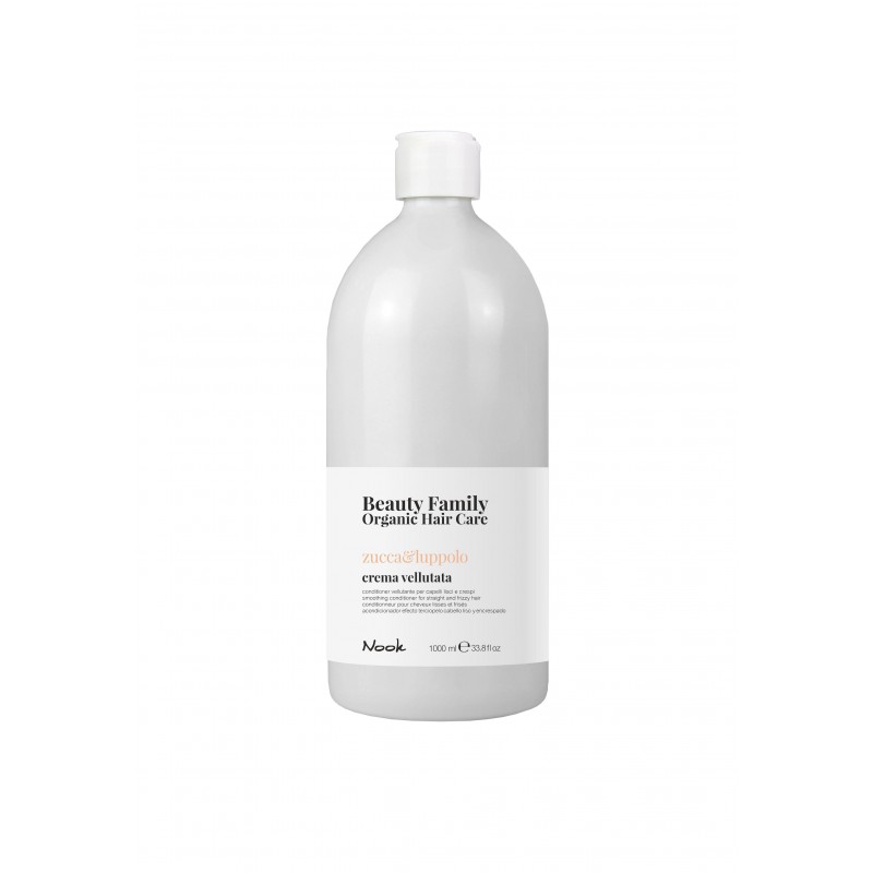 Nook Beauty Family Organic conditioner (zucca&luppolo) FOR STRAIGHT AND FRIZZY HAIR. 1000 ml.