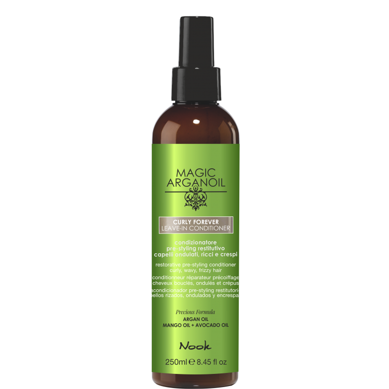 NOOK MAGIC ARGANOIL CURLY FOREVER RESTORATIVE PRE-STYLING LEAVE IN CONDITIONER 250 ML