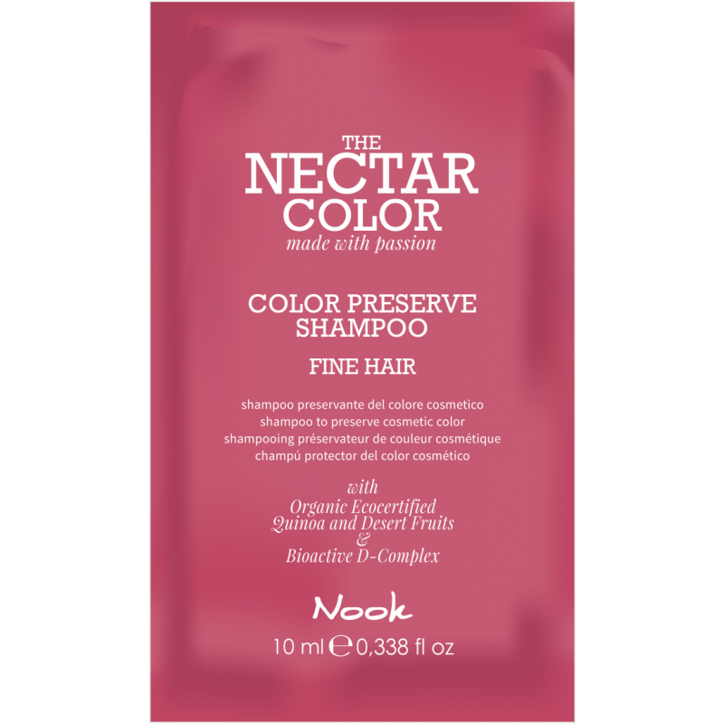 NECTAR COLOR prøve Sachet Color Preserve Shampoo 10 ml - Fine Hair