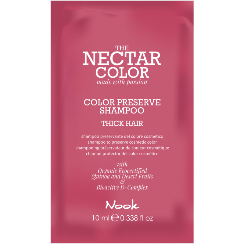NECTAR COLOR prøve Sachet Color Preserve Shampoo prøve 10 ml - Thick Hair