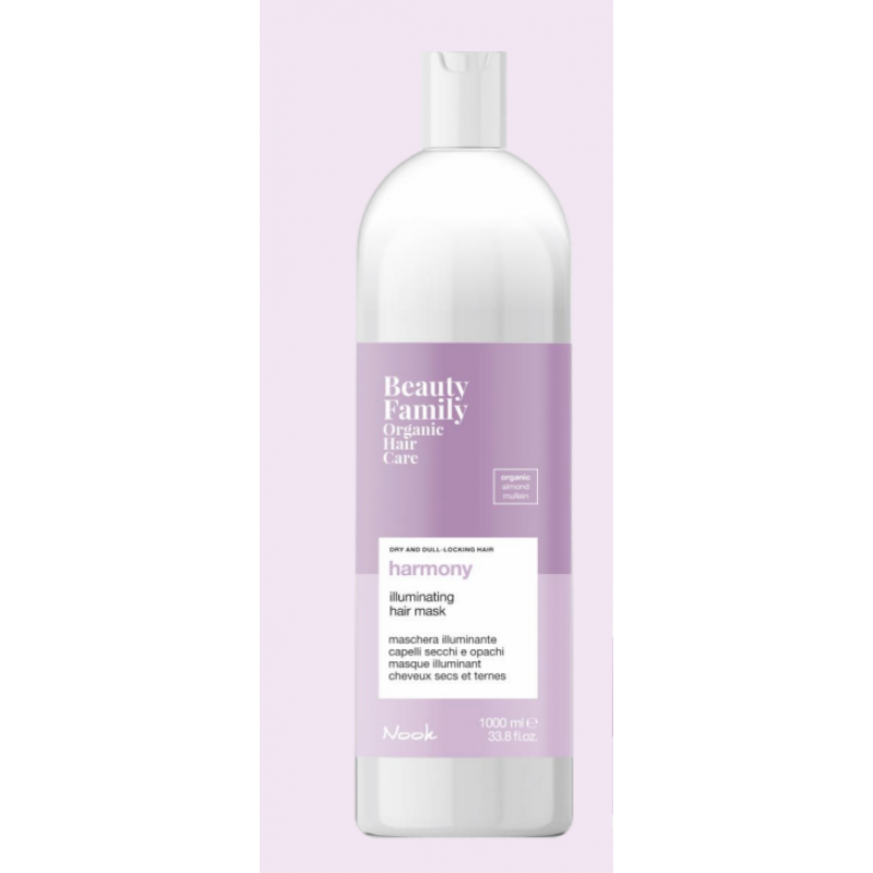 NOOK BEAUTY FAMILY HARMONY BRIGHTENING HYDRATING MASK, DRY AND DULL-LOOKING HAIR 1000 ML. vejl 349 kr.