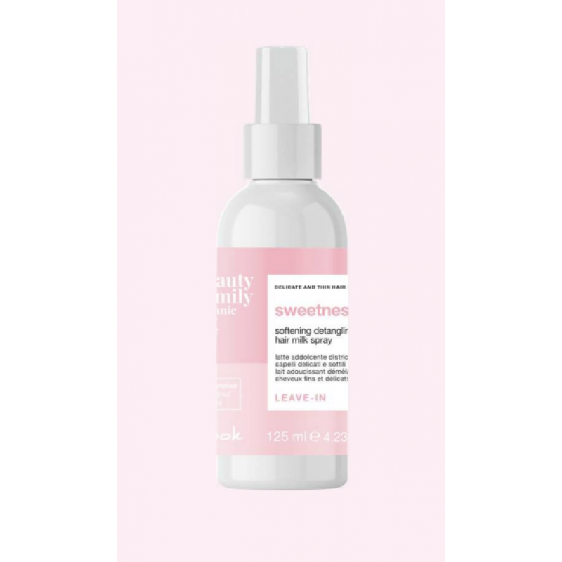 NOOK BEAUTY FAMILY SWEETNESS SOOTHING DETANGLING MILK SPRAY FOR DELICATE AND THIN HAIR – LEAVE-IN 125 ML. Vejl 149 kr.