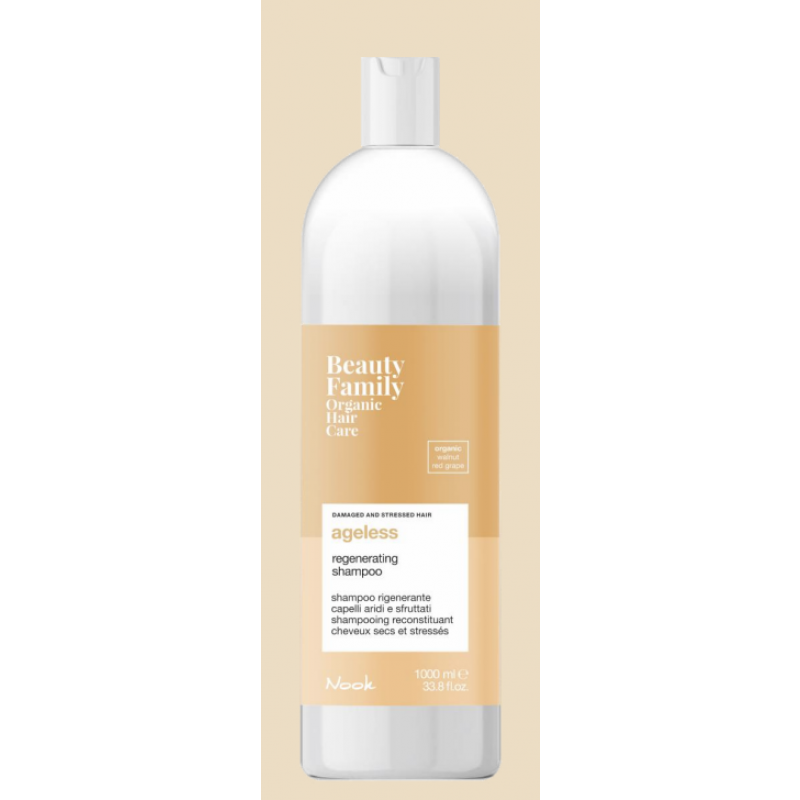 NOOK BEAUTY FAMILY AGELESS RESTORING NOURISHING SHAMPOO DRY AND DAMAGED HAIR 1000 ML vejl 299 kr.