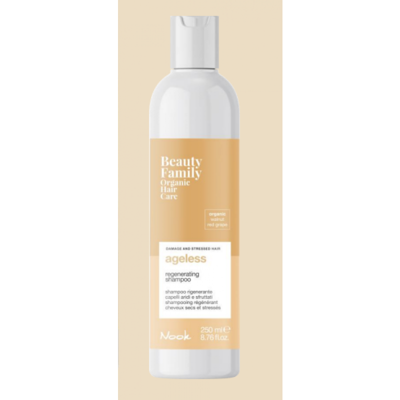 NOOK BEAUTY FAMILY AGELESS RESTORING NOURISHING SHAMPOO DRY AND DAMAGED HAIR 250 ML. vejl. 149 kr.