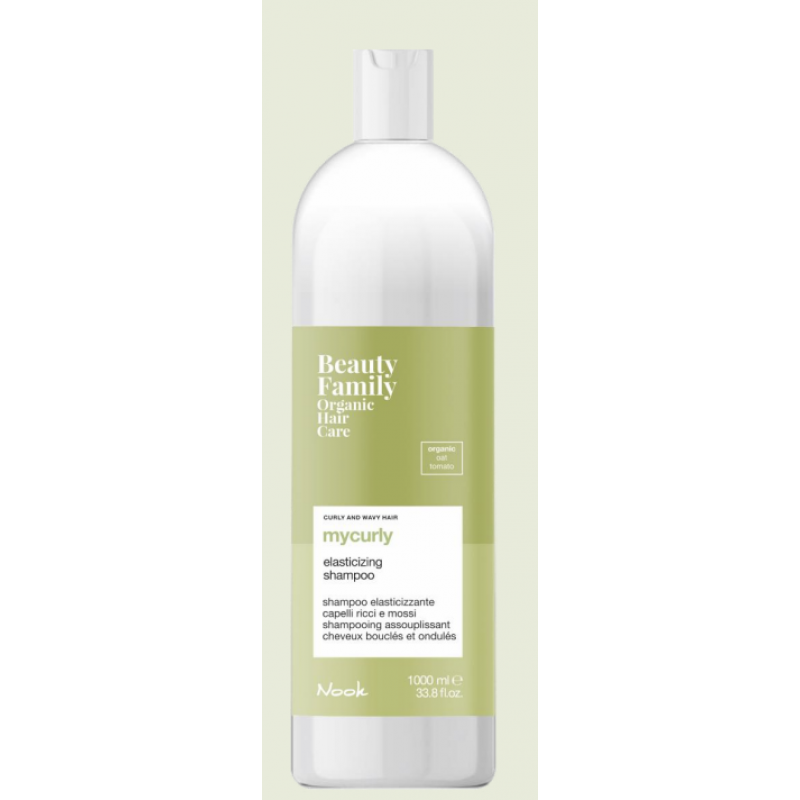 NOOK BEAUTY FAMILY MYCURLY ELASTICIZING REVITALIZING SHAMPOO CURLY AND WAVY HAIR 1000 ML. Vejl 299 kr.