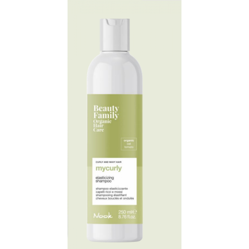 NOOK BEAUTY FAMILY MYCURLY ELASTICIZING REVITALIZING SHAMPOO CURLY AND WAVY HAIR 250 ML Vejl. 149 kr.