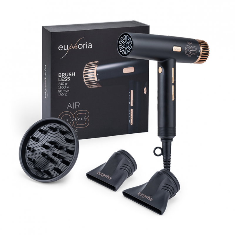 EUPHORIA AIR 08 FØN 1800 watt